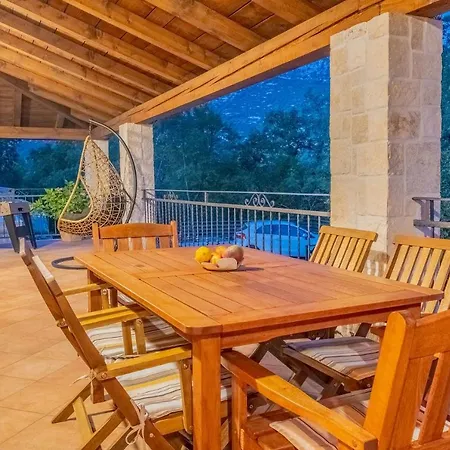 Traditional Poolside Surrounded By Nature In Tribalj Tribalj (Primorsko-Goranska)